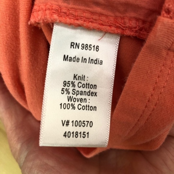 Coldwater Creek eyelet front button back top size M - Picture 7 of 11